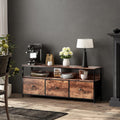 3 Schubladen praegen das Sideboard aus Stoff
