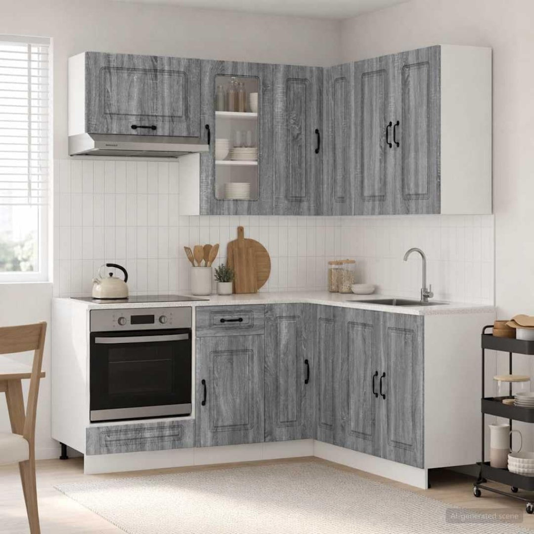 Sideboard aus Holzwerkstoff mit Hoehenverstellung