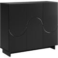 Sideboard mit den Massen 85.5 x 31 x 75 cm in Schwarz