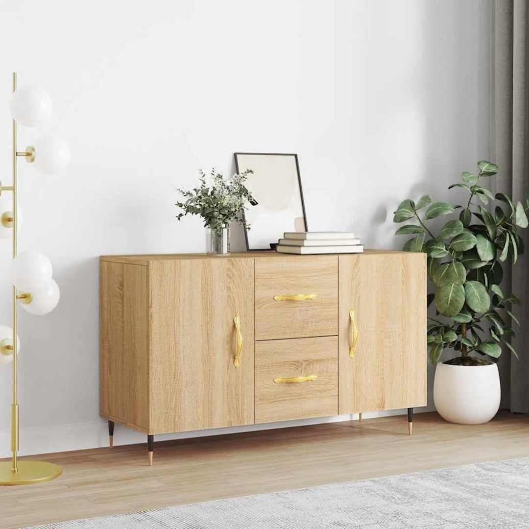 Ein Metallgestell an dem Sideboard mit 100 x 36 x 60 cm