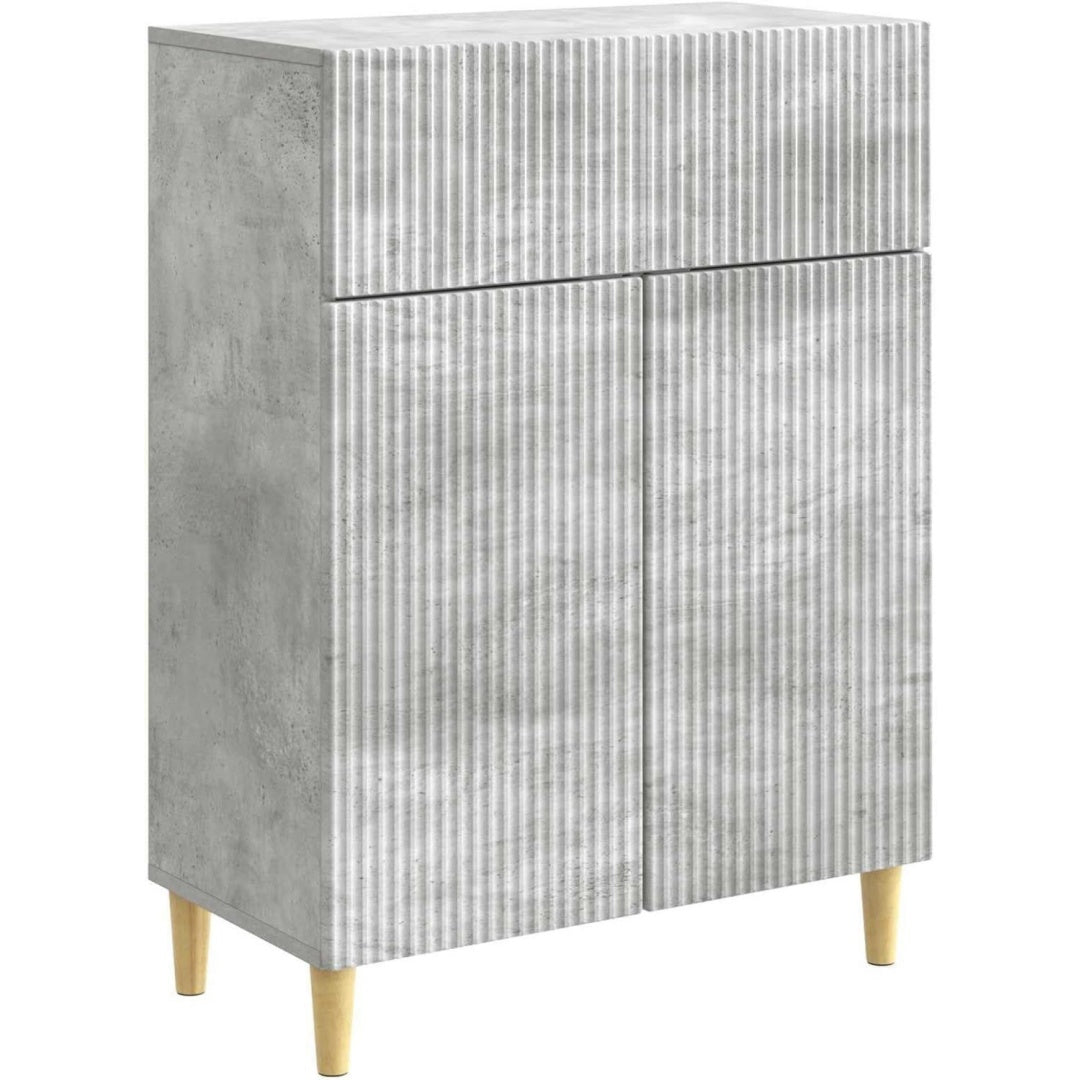 Sideboard mit den Massen 66 x 34.5 x 90 cm in Betongrau