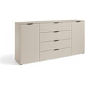 Schubladen praegen das Sideboard in Kaschmirbeige