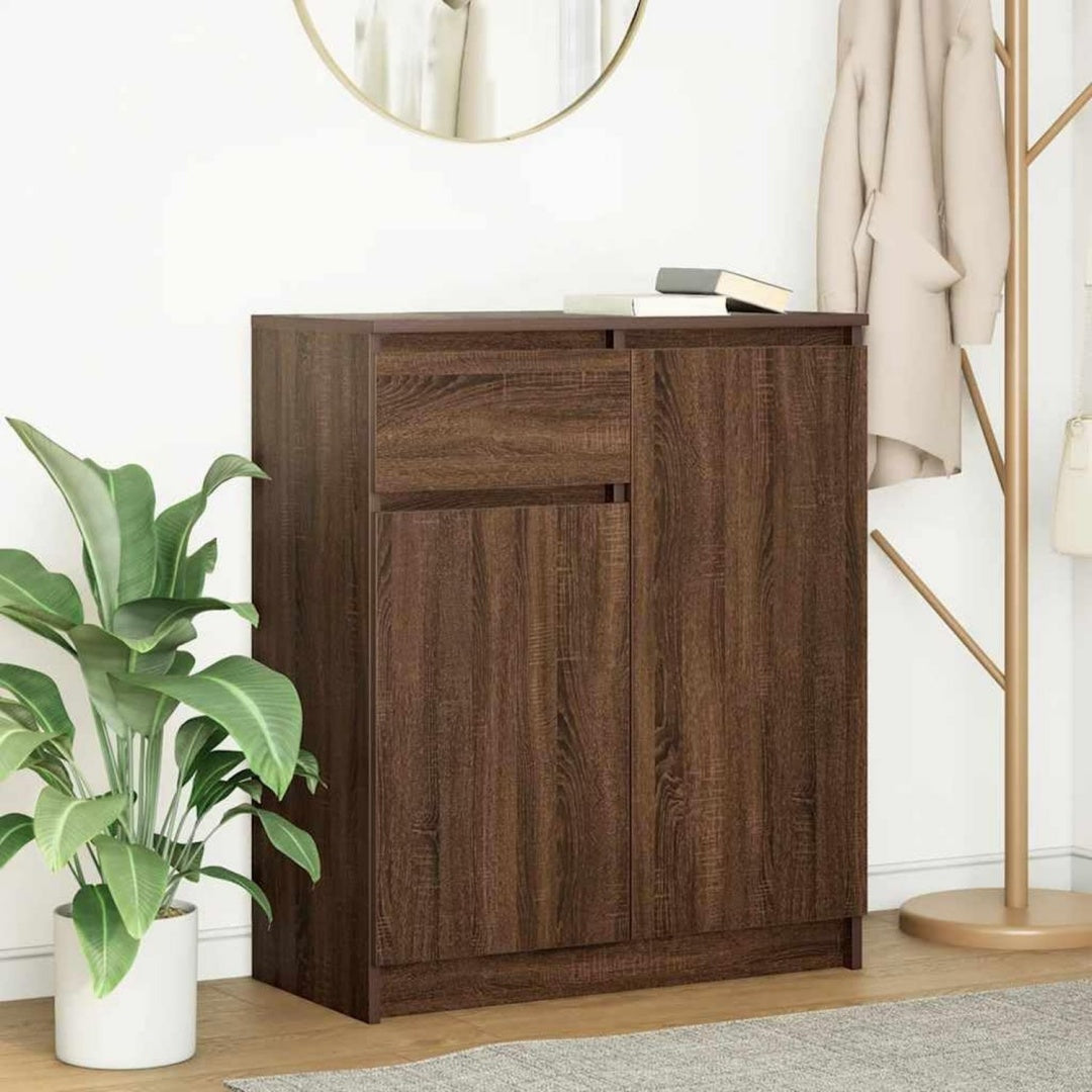 Sideboard mit den Massen 71 x 35 x 84 cm in Eichenbraun